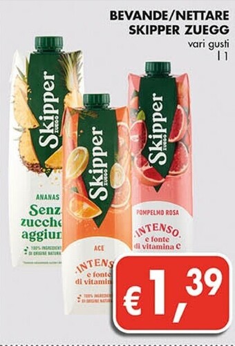 Coal Zuegg bevande skipper offerta