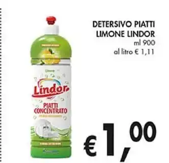 Coal Lindor - detersivo piatti limone offerta