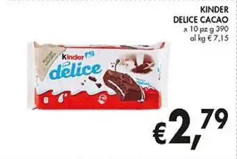 Ferrero kinder delice cacao