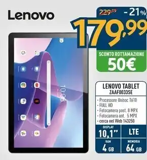 Sinergy Lenovo tablet zaaf0033se offerta