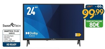 Sinergy Smart tech tv led 24hn10t2 offerta