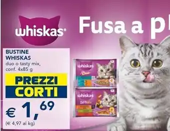 Esselunga Whiskas bustine offerta