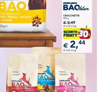 Esselunga Esselunga bao nature crocchette offerta