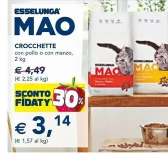 Esselunga mao - crocchette