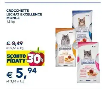 Esselunga Monge crocchette lechat excellence offerta
