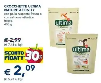Esselunga Affinity crocchette ultima nature offerta