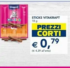Esselunga Vitakraft sticks offerta