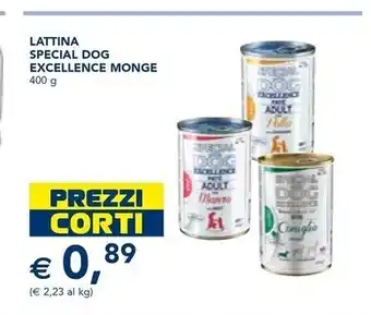 Esselunga Monge lattina special dog excellence offerta