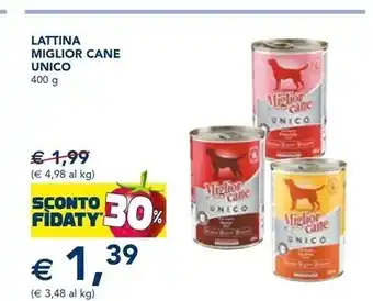 Esselunga Miglior cane - lattina unico offerta