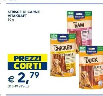 Esselunga Vitakraft strisce di carne offerta