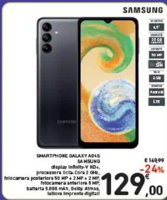 Conad Samsung Smartphone Galaxy Ad45 offerta