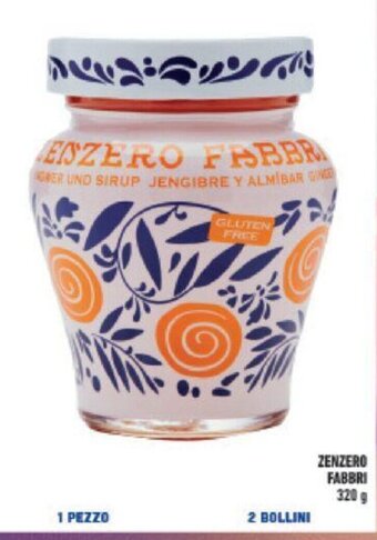 Conad Zenzero Fabbri 320 g offerta