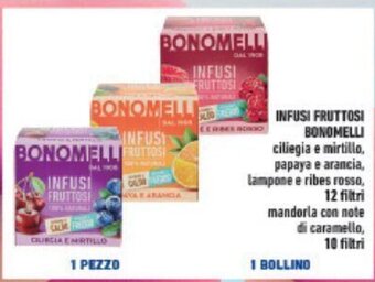Conad Infusi Fruttosi Bonomelli 12 filtri offerta