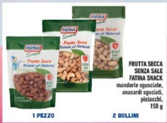 Conad Frutta Secca Senza Sale Fatina Snack 150 g offerta