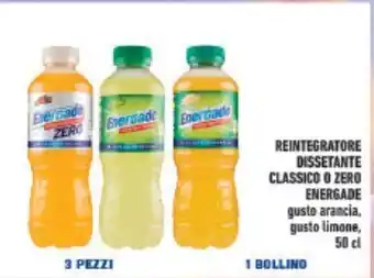 Conad Reintegratore Dissetante Classico O Zero Energade 50 cl offerta