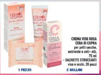 Conad Crema Viso Rosa Cera Di Cupra 75 ml offerta