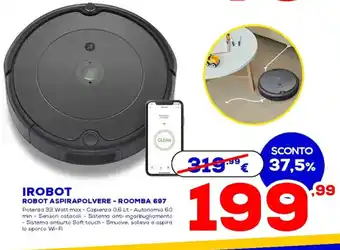 Euronics iRobot Robot Aspirapolvere - Roomba 697 offerta