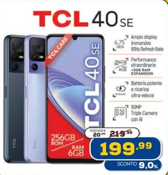 Euronics TCL 40 SE offerta