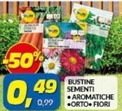 Risparmio Casa Bustine sementi aromatiche, orto, fiori offerta
