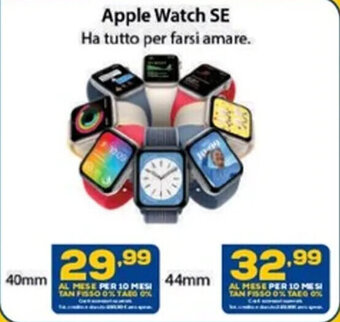 Euronics Apple Watch SE 40mm offerta