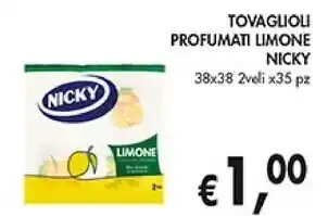 Coal Nicky tovaglioli profumati limone offerta