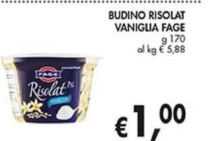 Coal Fage budino risolat vaniglia offerta
