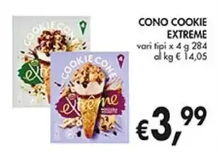 Extreme cono cookie