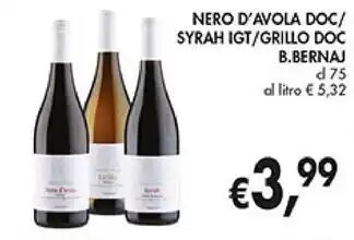 Barone di bernaj nero d'avola doc