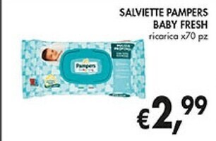 Coal Pampers salviette baby fresh offerta