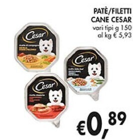 Coal Cesar pate cane offerta