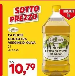 DPiù Càoliosi olio extra vergine di oliva offerta