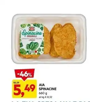 DPiù Aia spinacine offerta