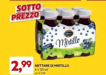 La doria nettare di mirtillo