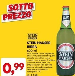 DPiù Steinhàuser birra offerta