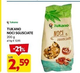 DPiù Tukano noci sgusciate offerta