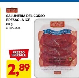 DPiù Salumeria del corso bresaola igp offerta