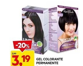 DPiù Gel colorante permanente offerta