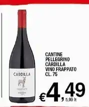 Sigma Cantinè pellegrino cardilla vino frappato offerta