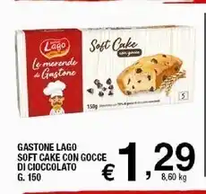 Sigma Gastone lago soft cake con gocce di cioccolato offerta