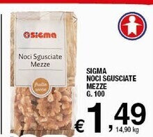 Sigma noci sgusciate mezze