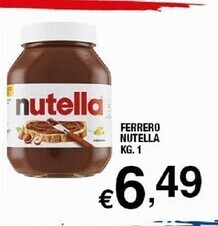 Sigma Ferrero nutella offerta