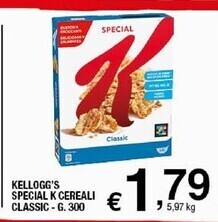 Sigma Kelloggs special k cereali classic offerta