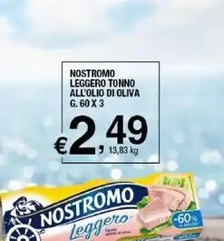 Sigma Nostromo leggero tonno all'olio di oliva offerta