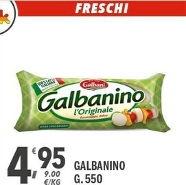 Supermercati Dok Galbani galbanino offerta