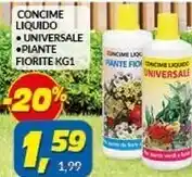 Risparmio Casa Concime liquido universale, piante fiorite kg1 offerta