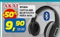 Risparmio Casa Akai bth04 cuffia abs bluetooth nera offerta