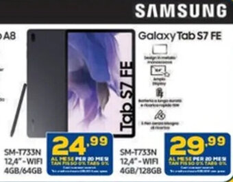 Euronics Samsung Galaxy Tab S7 FE offerta
