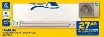 Euronics Daikin Condizionatore 12.000 BTU/H ARXF35E offerta