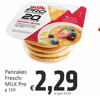 Paghi Poco Milk Pro Pancakes Freschi 160 g offerta