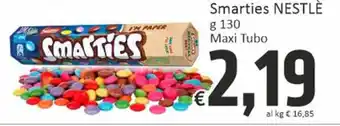 Paghi Poco Nestlé Smarties 130 g offerta